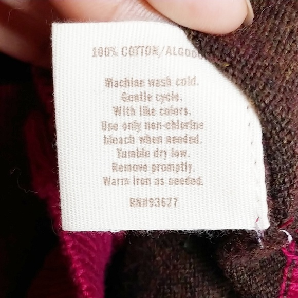 Decree berry pink and brown cardigan size Medium - Picture 5 of 6